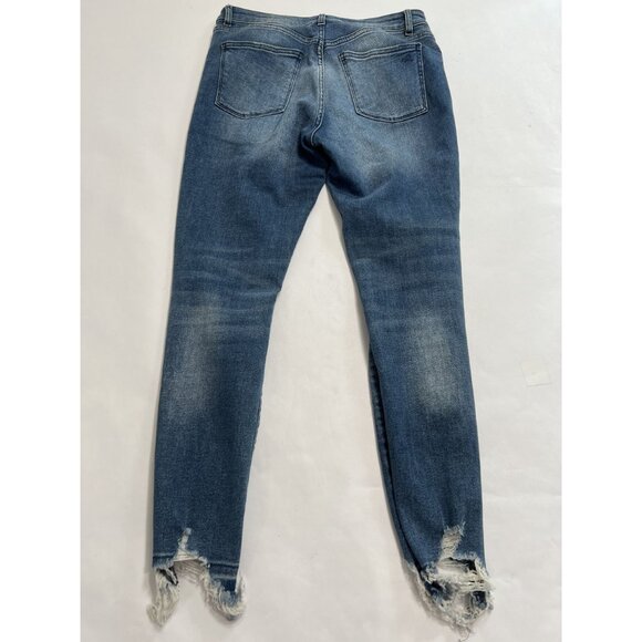 DL1961 Farrow InstaSlim Ankle Jeans in Blue - Picture 3 of 4